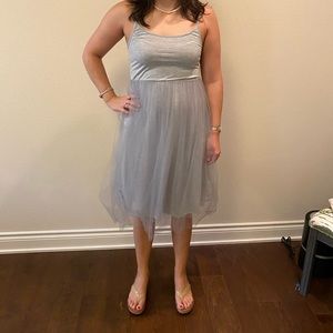 Moon Collection Gray Ballerina Dress